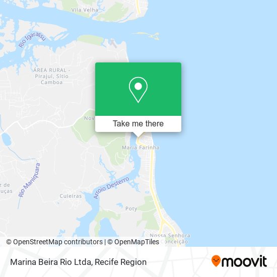 Mapa Marina Beira Rio Ltda