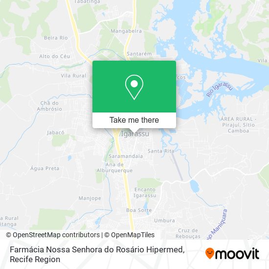 Farmácia Nossa Senhora do Rosário Hipermed map