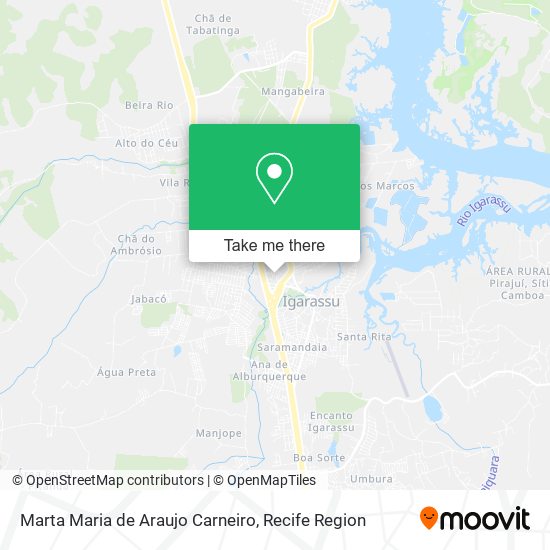 Marta Maria de Araujo Carneiro map