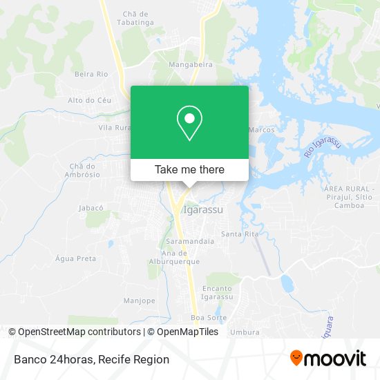 Banco 24horas map