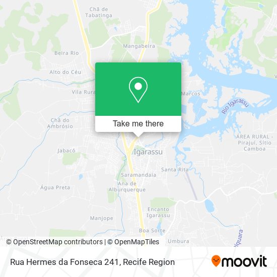 Mapa Rua Hermes da Fonseca 241