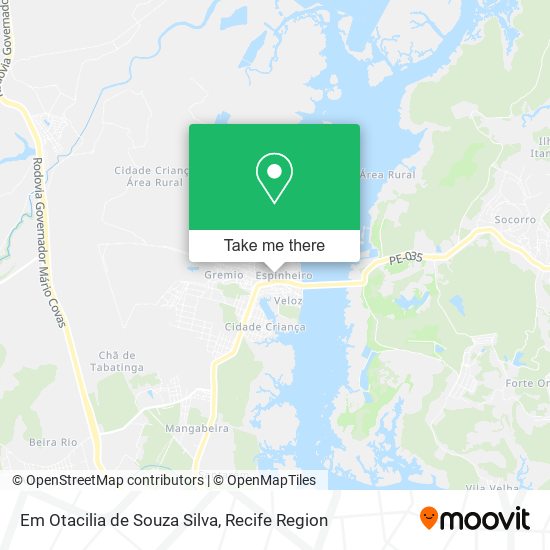 Em Otacilia de Souza Silva map