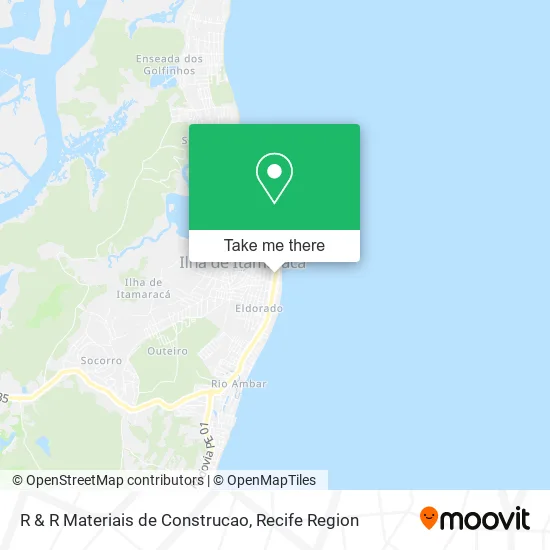 R & R Materiais de Construcao map