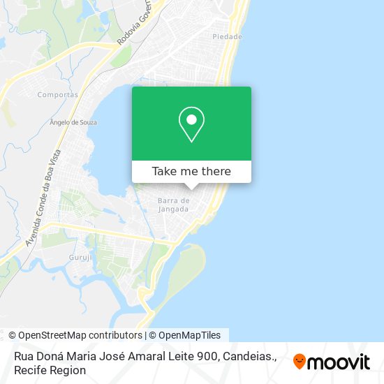 Rua Doná Maria José Amaral Leite 900, Candeias. map