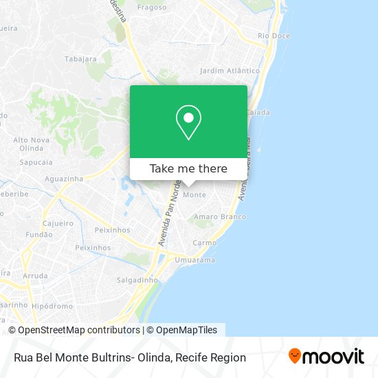 Rua Bel Monte  Bultrins- Olinda map