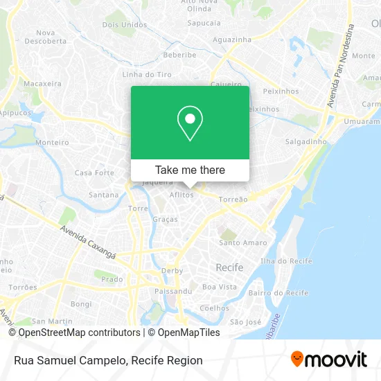 Rua Samuel Campelo map