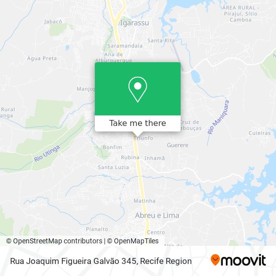 Rua Joaquim Figueira Galvão 345 map