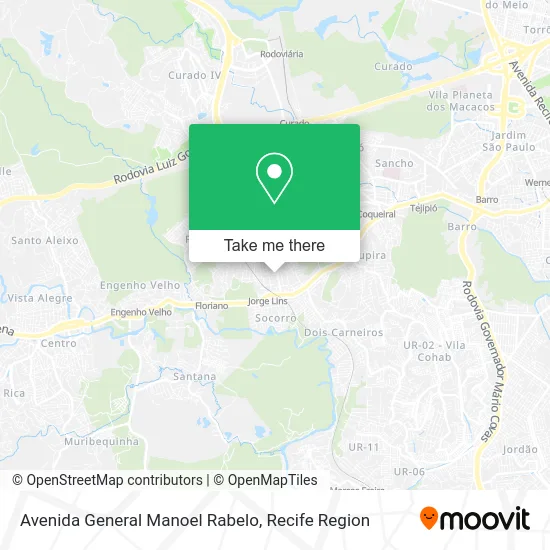 Avenida General Manoel Rabelo map