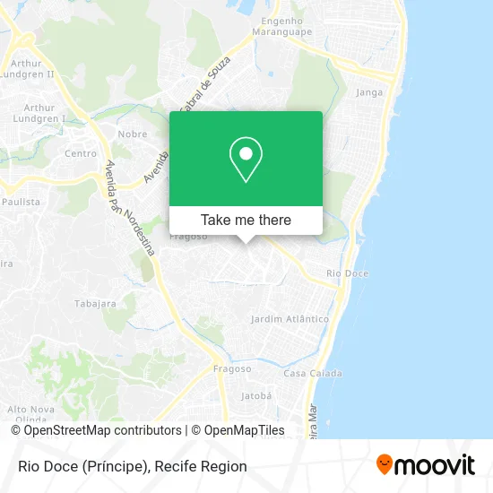 Rio Doce (Príncipe) map