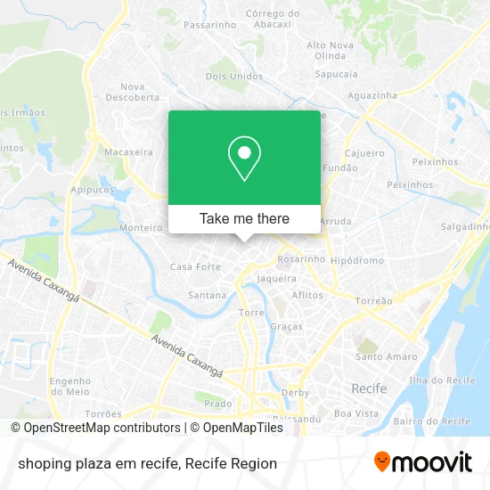shoping plaza em recife map