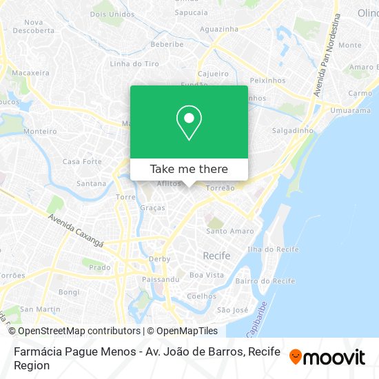 Farmácia Pague Menos - Av. João de Barros map