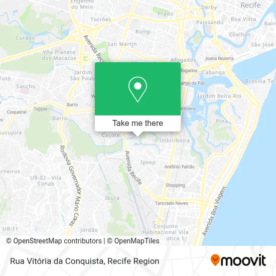 Rua Vitória da Conquista map