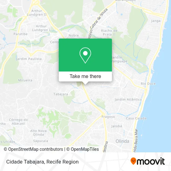 Cidade Tabajara map