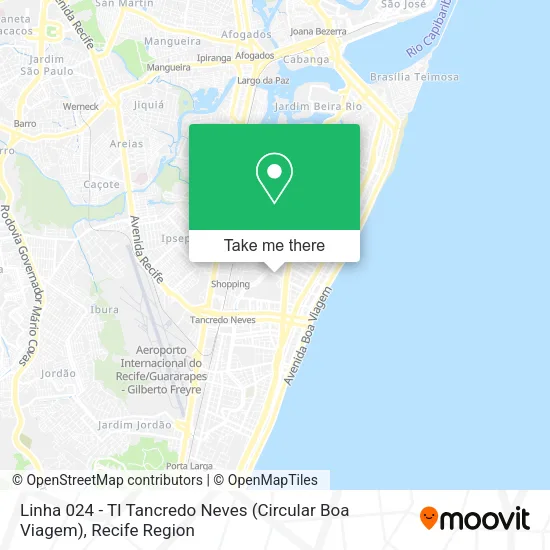 Linha 024 - TI Tancredo Neves (Circular Boa Viagem) map