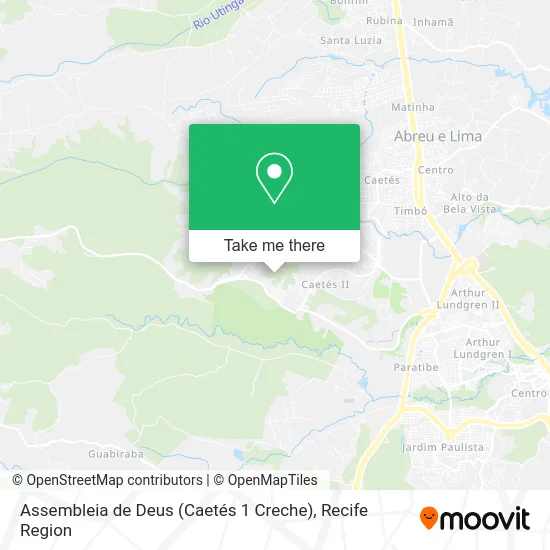 Assembleia de Deus (Caetés 1 Creche) map