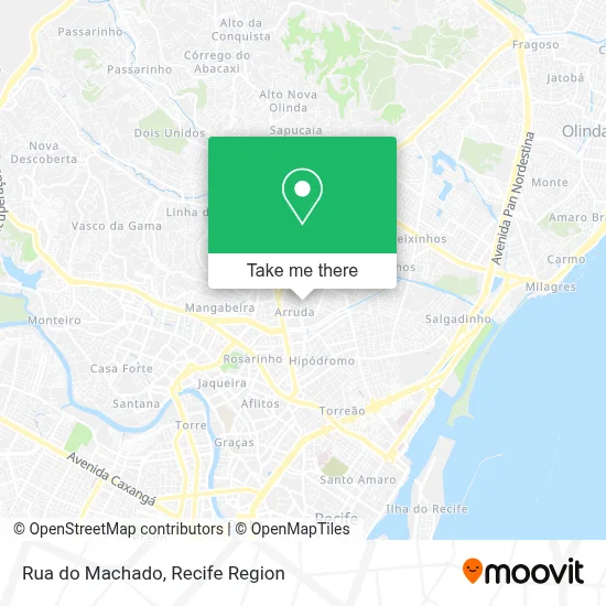 Rua do Machado map