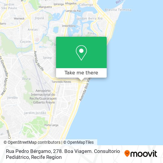 Rua Pedro Bérgamo, 278. Boa Viagem. Consultorio Pediátrico map