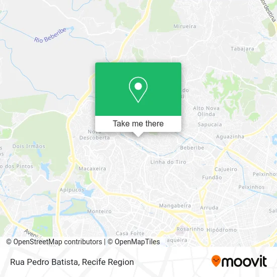 Rua Pedro Batista map