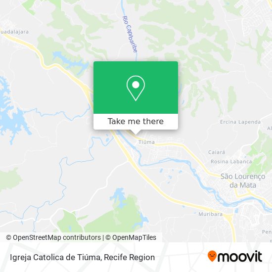 Igreja Catolica de Tiúma map