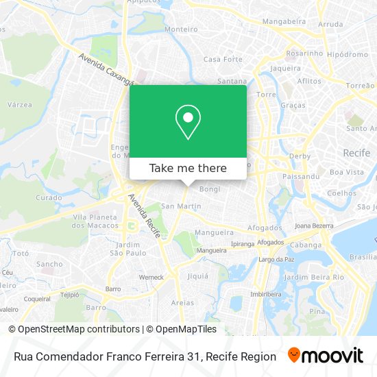 Rua Comendador Franco Ferreira 31 map