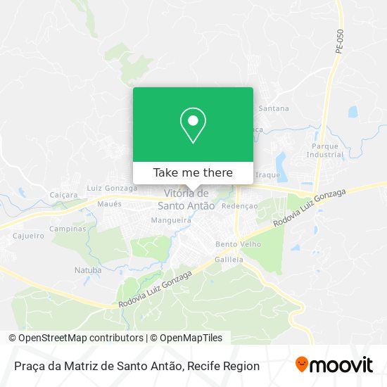 Praça da Matriz de Santo Antão map