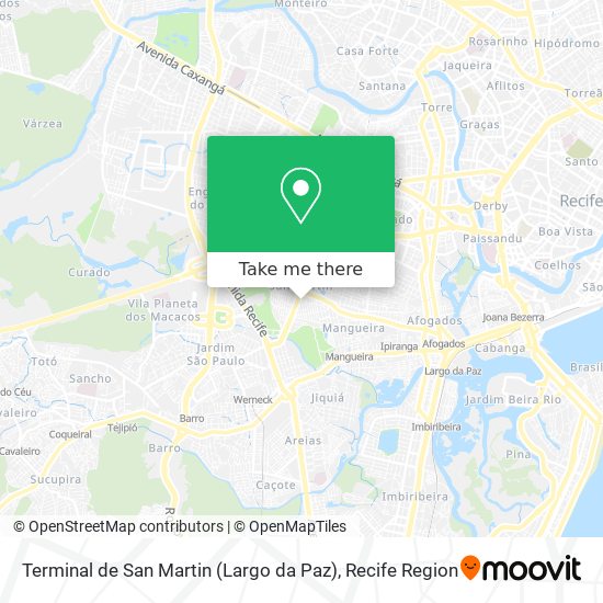 Terminal de San Martin (Largo da Paz) map