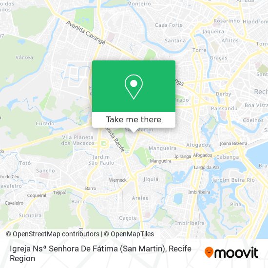 Igreja Nsª Senhora De Fátima (San Martin) map