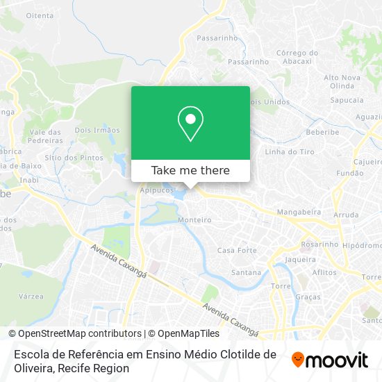 Escola de Referência em Ensino Médio Clotilde de Oliveira map