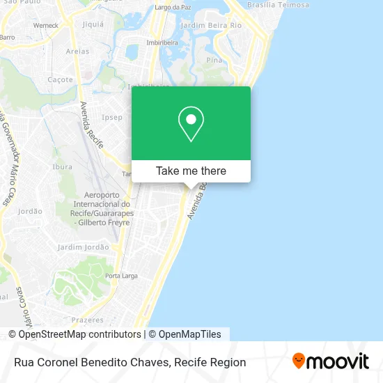 Rua Coronel Benedito Chaves map