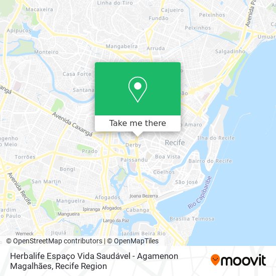 Herbalife Espaço Vida Saudável - Agamenon Magalhães map