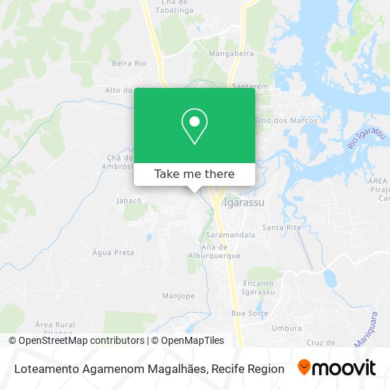 Loteamento Agamenom Magalhães map