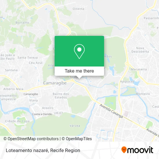 Loteamento nazaré map