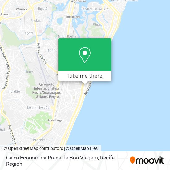 Caixa Econômica Praça de Boa Viagem map