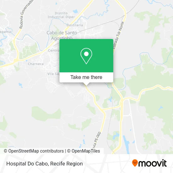 Hospital Do Cabo map