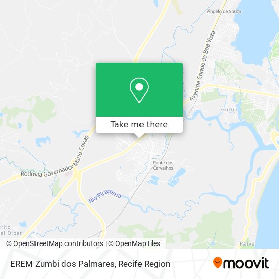 EREM Zumbi dos Palmares map