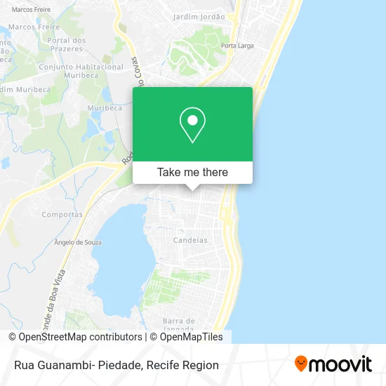 Rua Guanambi- Piedade map