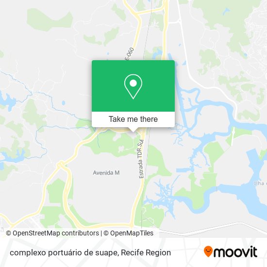 complexo portuário de suape map
