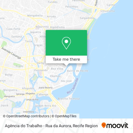 Agência do Trabalho - Rua da Aurora map