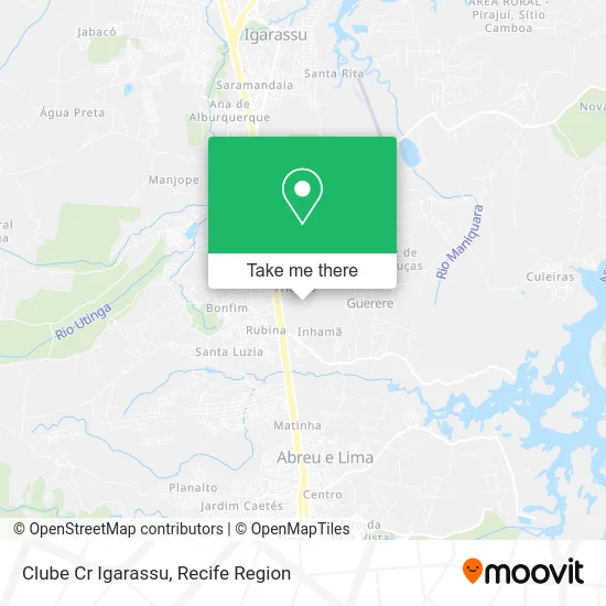 Clube Cr Igarassu map