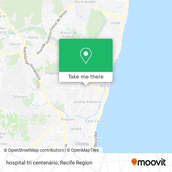 hospital tri centenário map