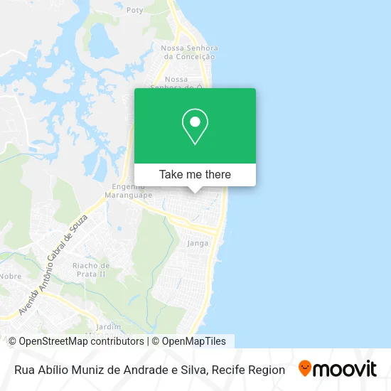 Rua Abílio Muniz de Andrade e Silva map