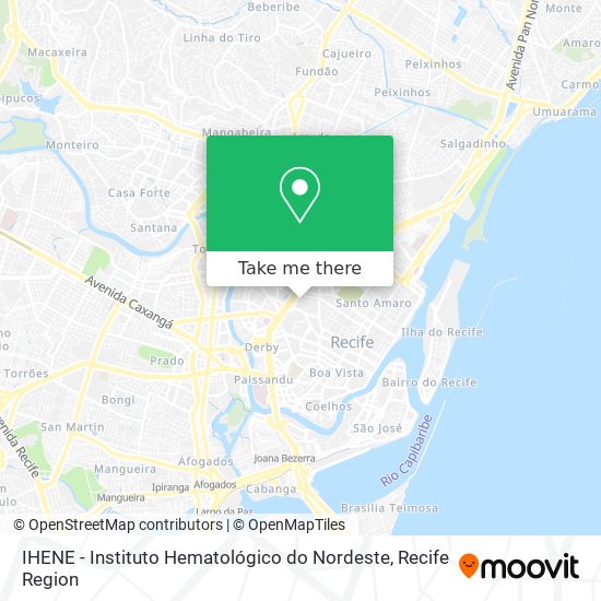 Mapa IHENE - Instituto Hematológico do Nordeste