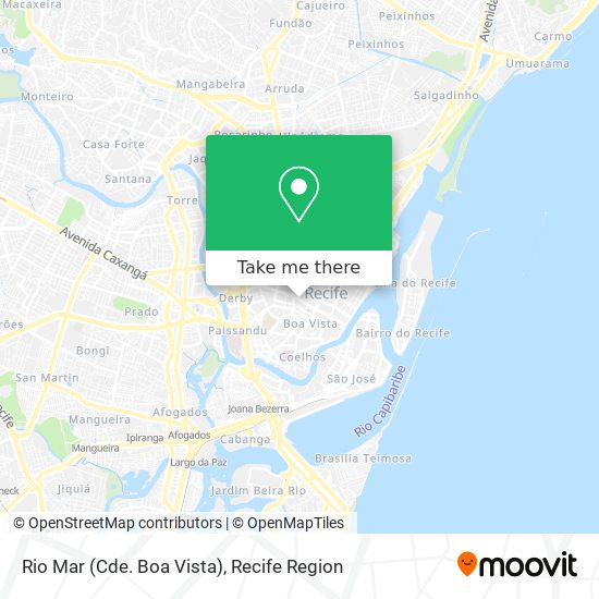 Rio Mar (Cde. Boa Vista) map
