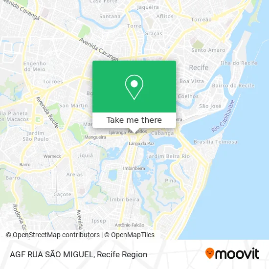 AGF RUA SÃO MIGUEL map