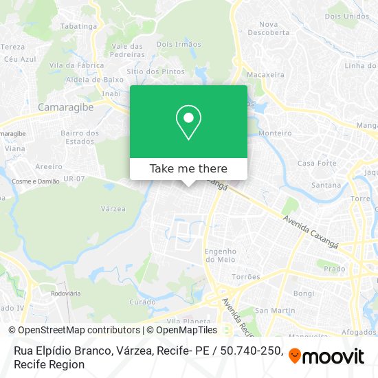 Rua Elpídio Branco, Várzea, Recife- PE / 50.740-250 map