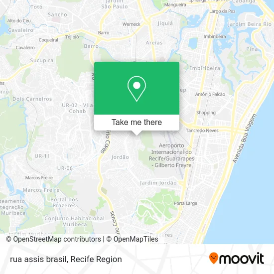 rua assis brasil map