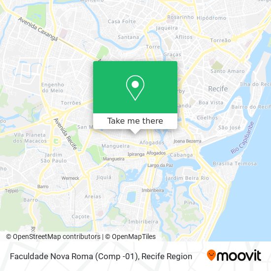 Faculdade Nova Roma (Comp -01) map