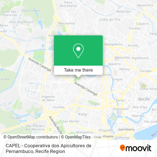 CAPEL - Cooperativa dos Apicultores de Pernambuco map