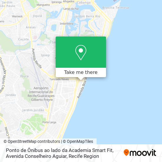 Ponto de Ônibus ao lado da Academia Smart Fit, Avenida Conselheiro Aguiar map