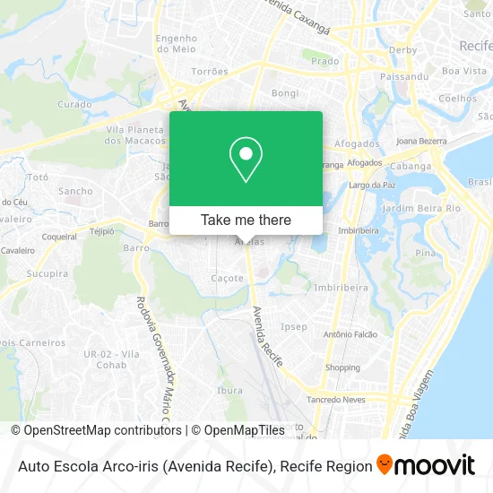 Auto Escola Arco-iris (Avenida Recife) map